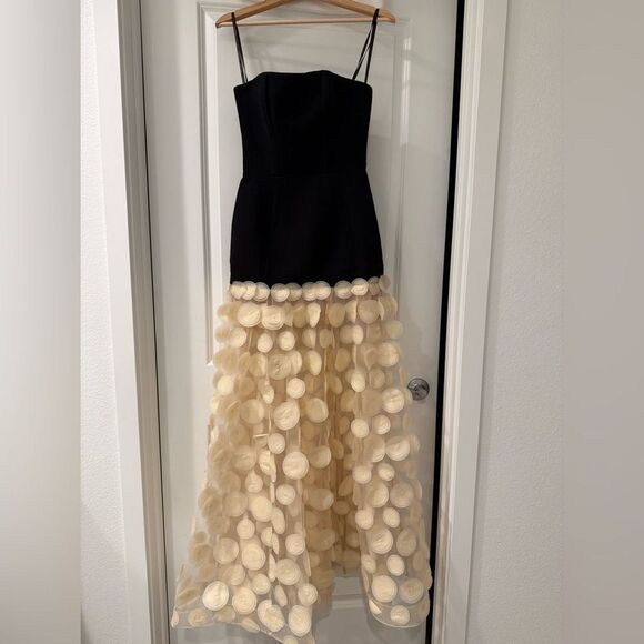 NWOT BRONX AND BANCO Harper Strapless Black and Beige Gown - Picture 9 of 16